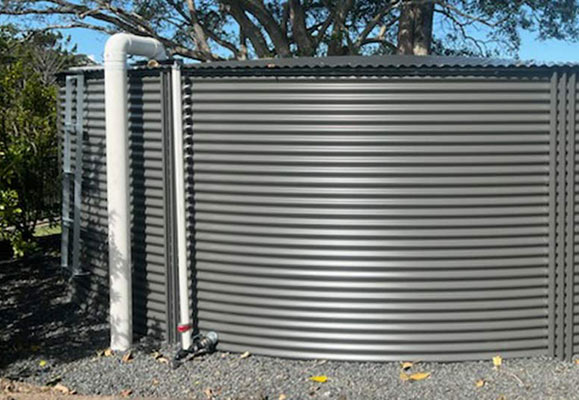 Metal Colorbond water tanks