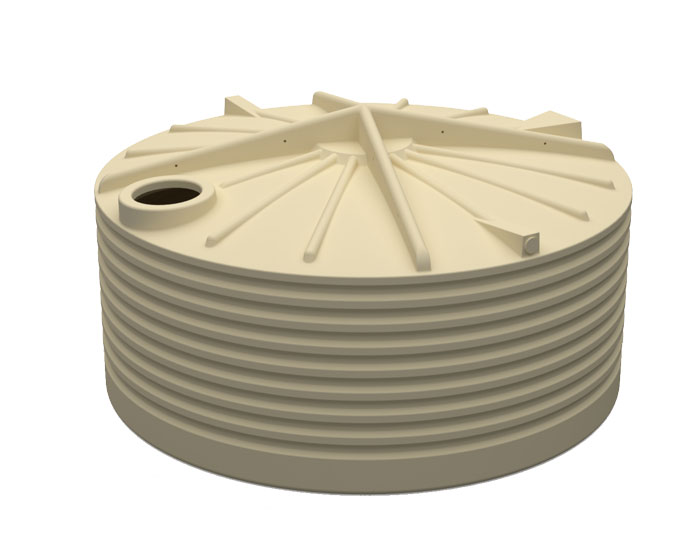 9,500L Water Tank Nrrtanks Cream